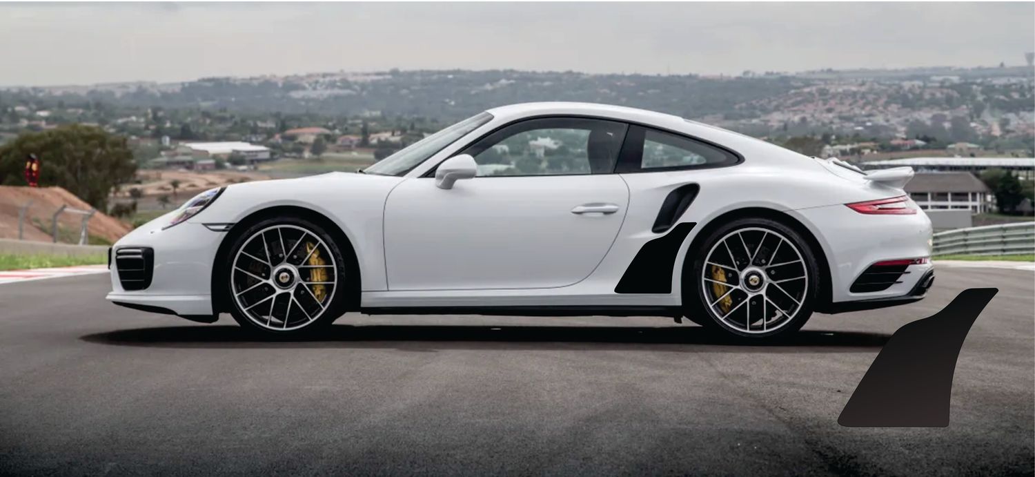 Porsche 911 Turbo S 2014-2019  991 chip, stone, splash, gravel guard