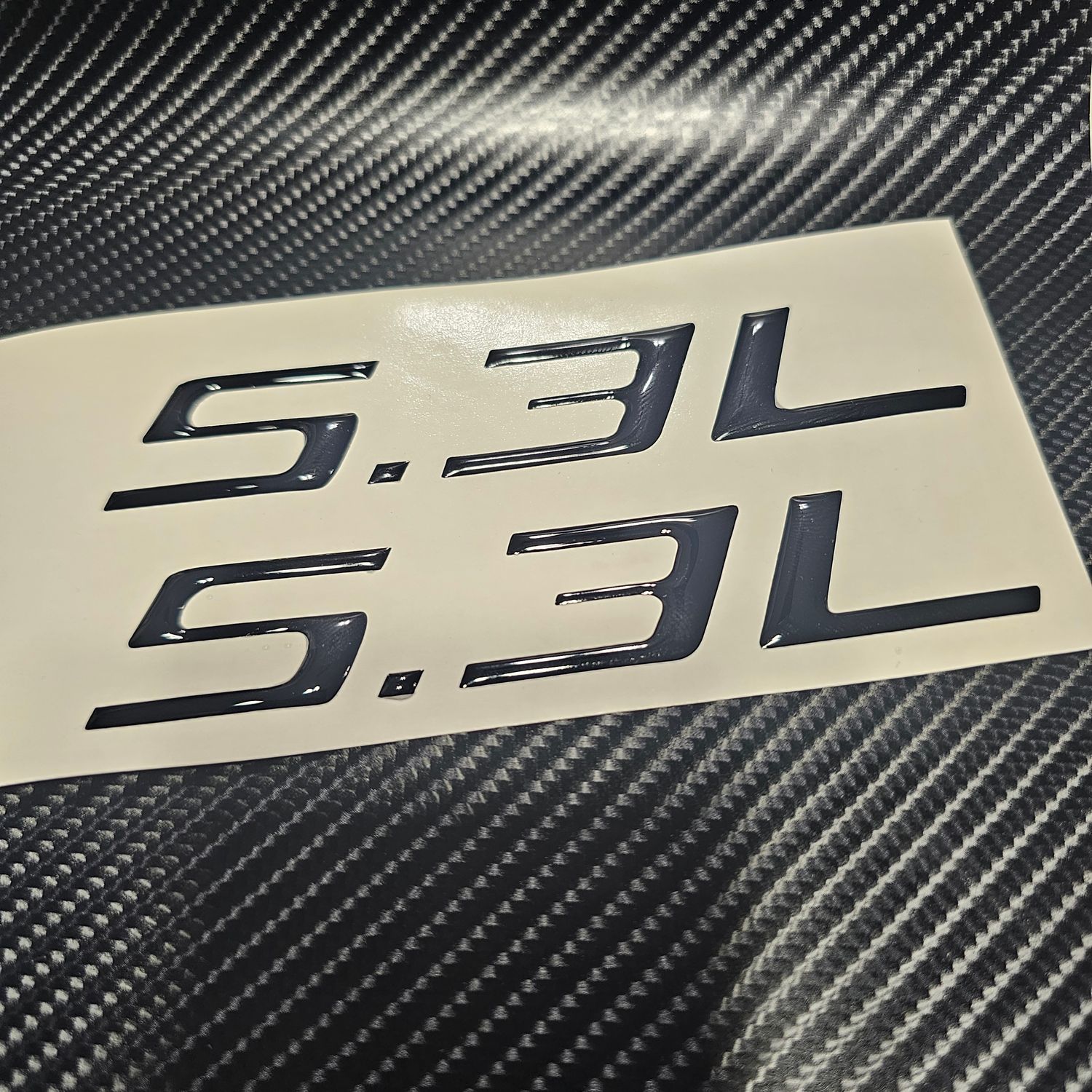 Chevrolet Silverad Trail Boss Domed 5.3 or 6.2 hood emblem