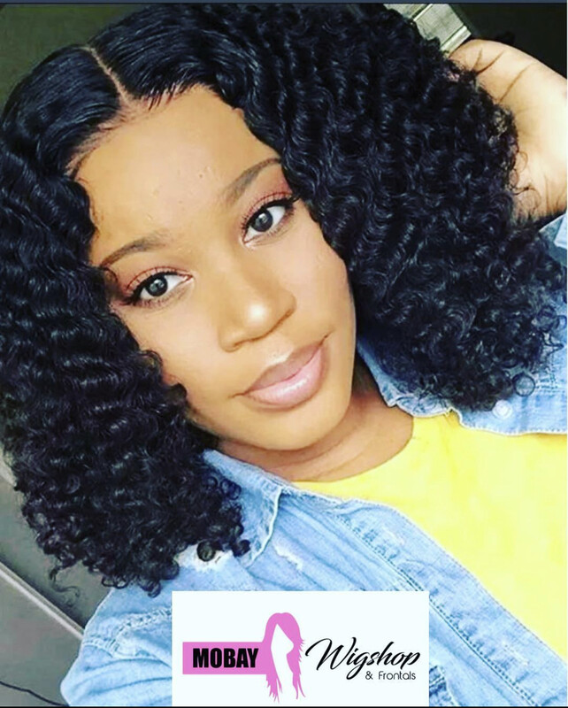 Deep Curly Swiss Lace 13*4 Frontal Wig