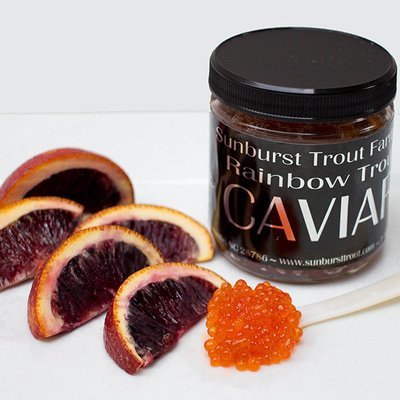 Blood Orange Infused Rainbow Trout Caviar Blood Orange Infused Rainbow Trout Caviar