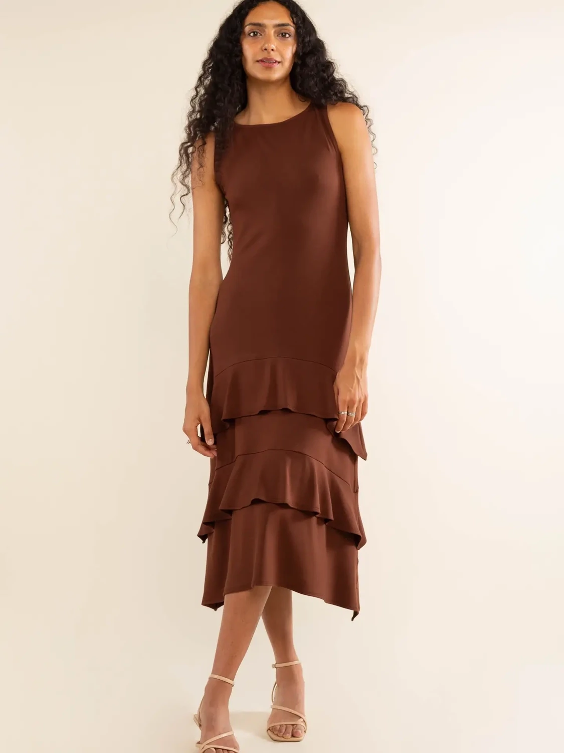 Delphi Tiered Ruffle Dress
