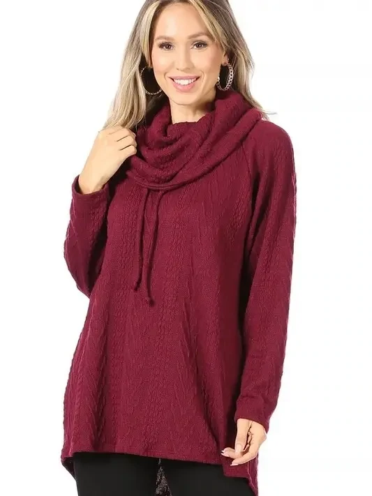 Hello Merlot Sweater