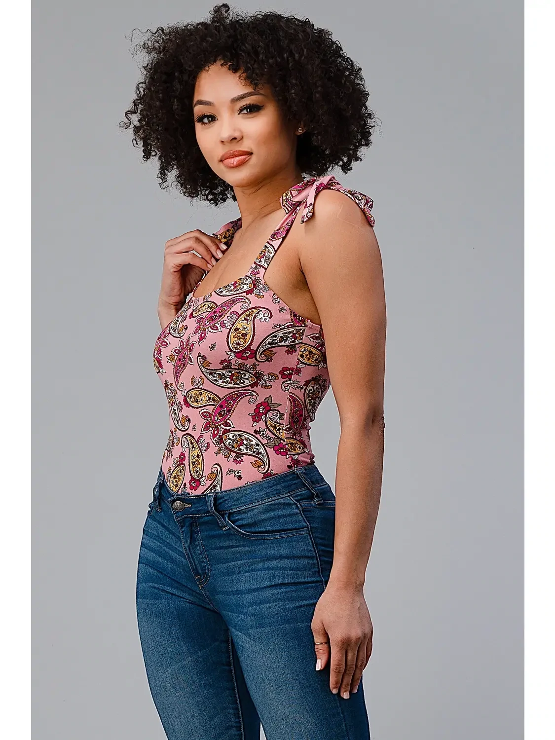 Pretty Pink Paisley Bodysuit