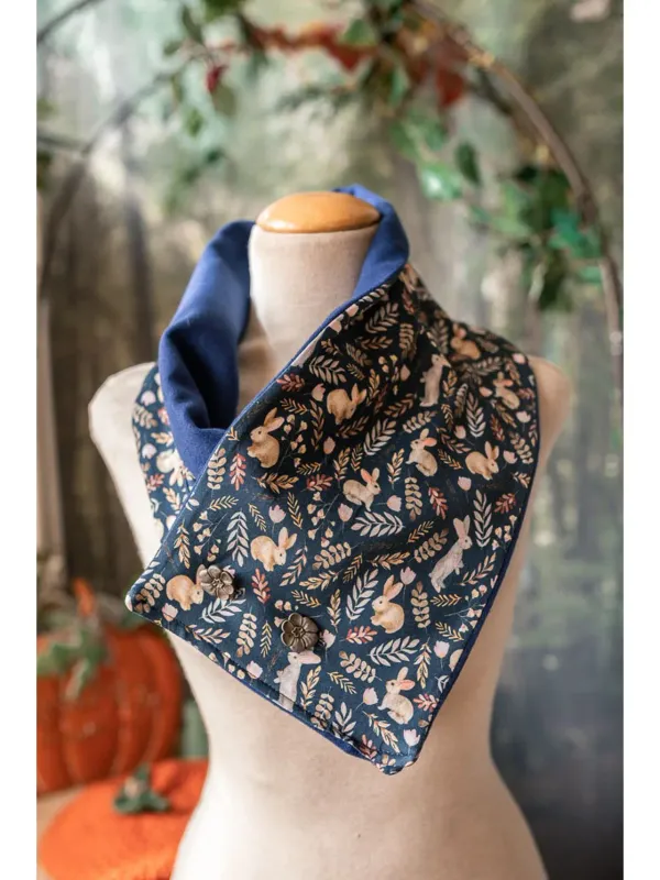 Two Button Reversible Scarf