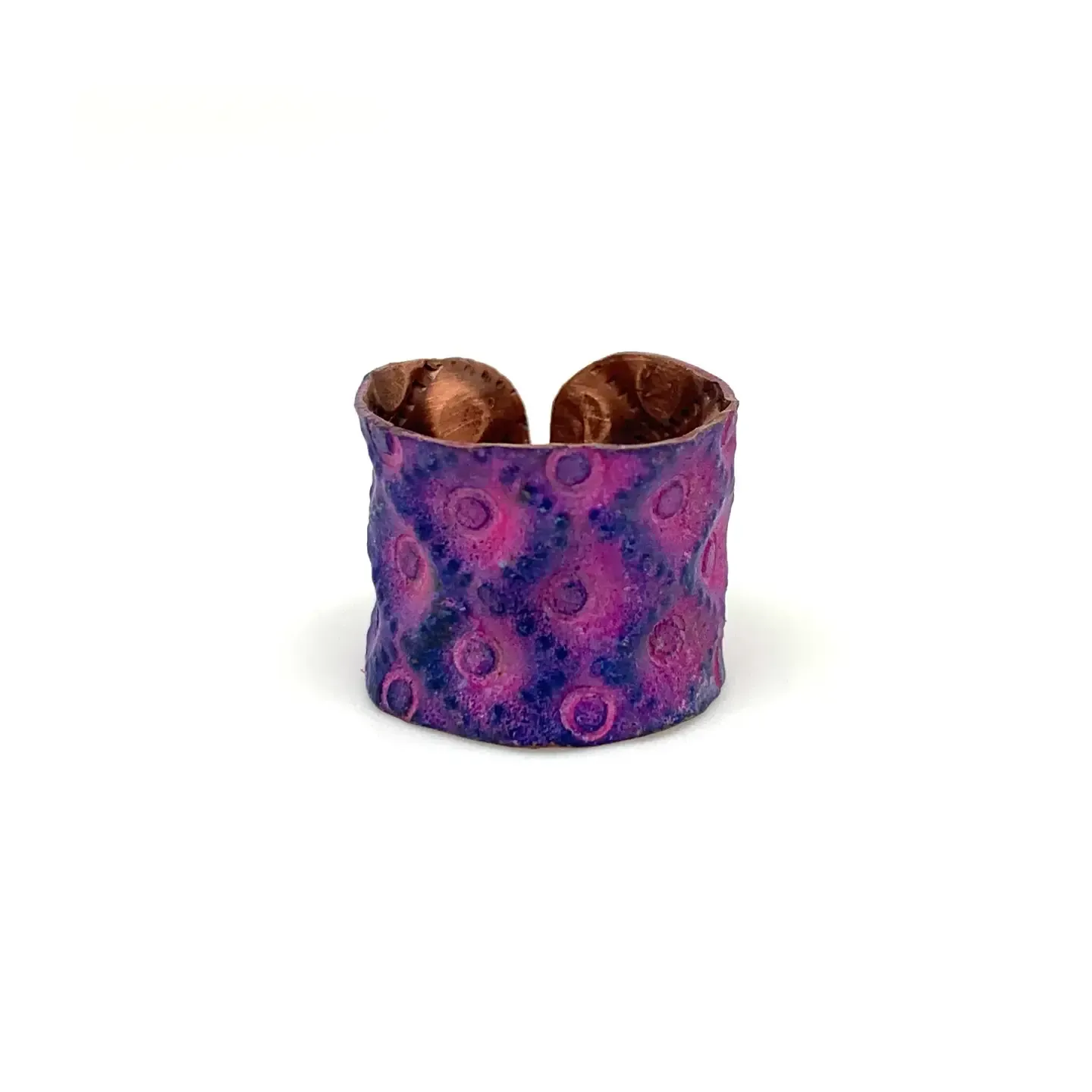 Copper Patina Adjustable Cuff Ring