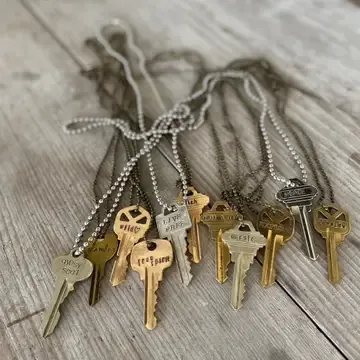Boho Key Necklaces