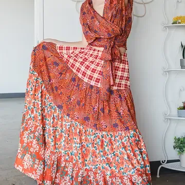 How About A Little Fire Scarecrow? Skirt