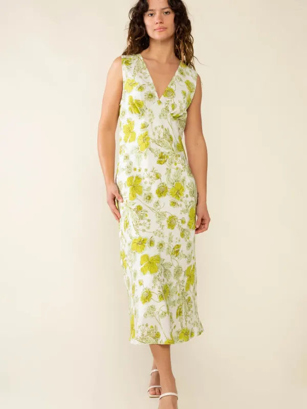 Clara Bias Midi Dress