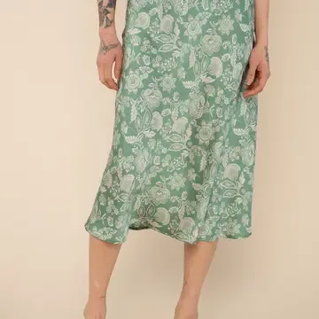Emery Satin Skirt