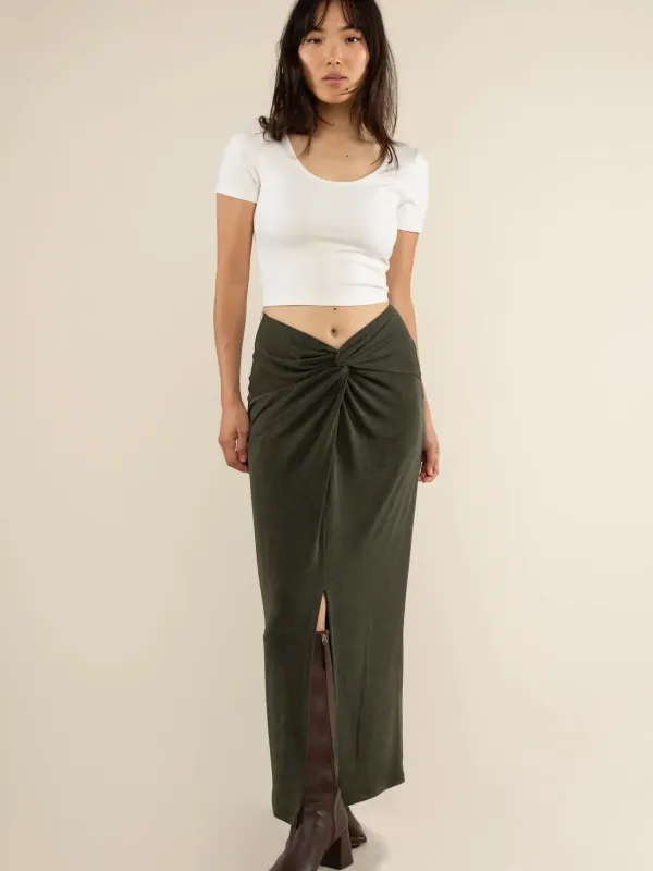 Gaia  Front Twist Skirt