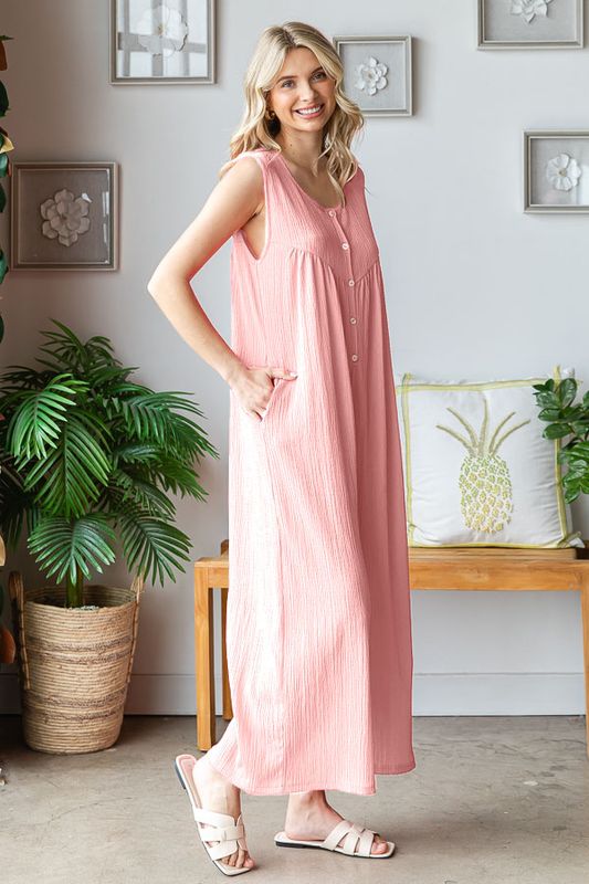 She's a Peach Jumpsuit