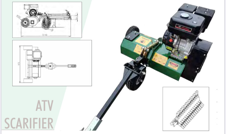GEO AGRIC ATV SCARFIER SCARIFICATORE per ATV CON MOTORE