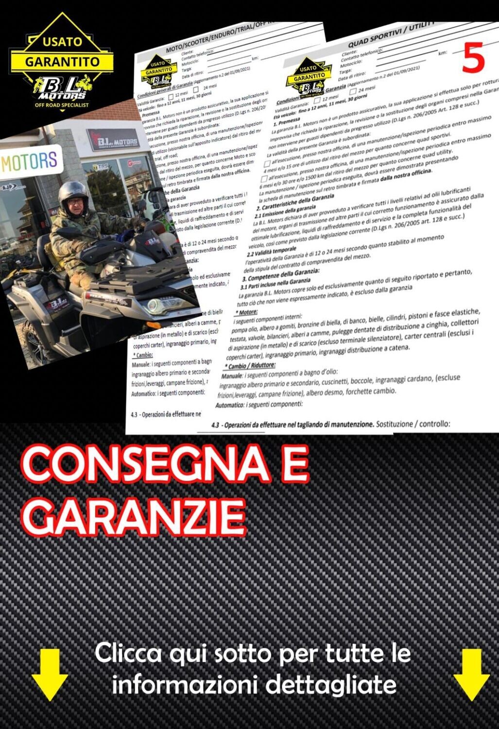 5. CONSEGNA E GARANZIE