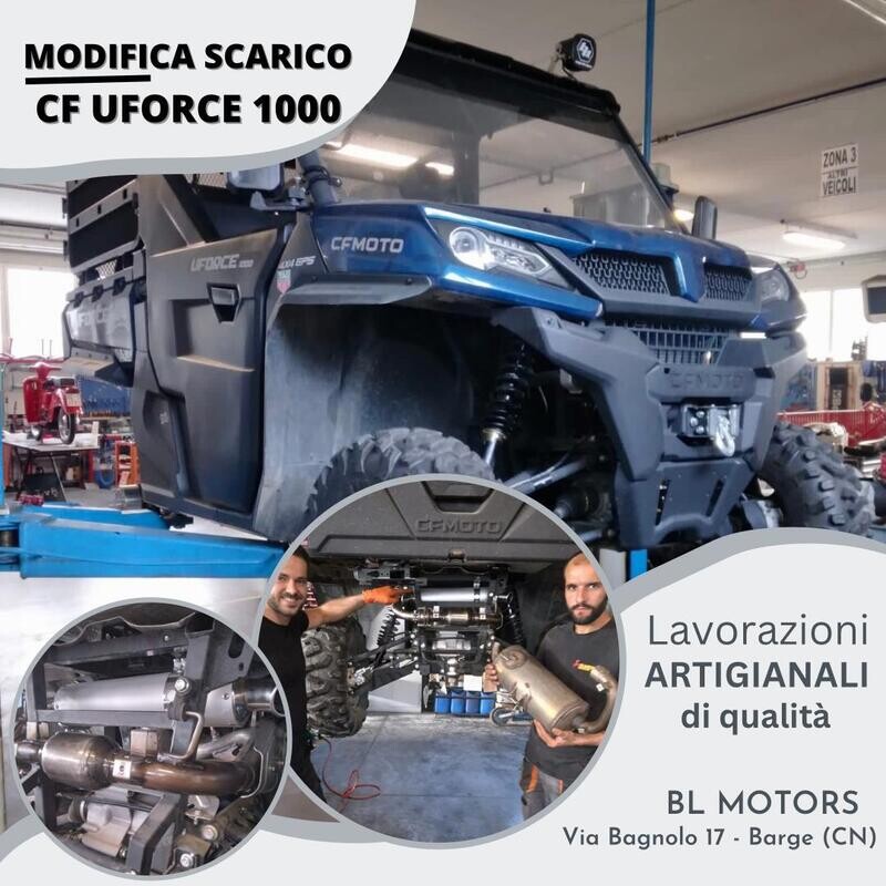 MODIFICA SCARICO CF UFORCE 1000