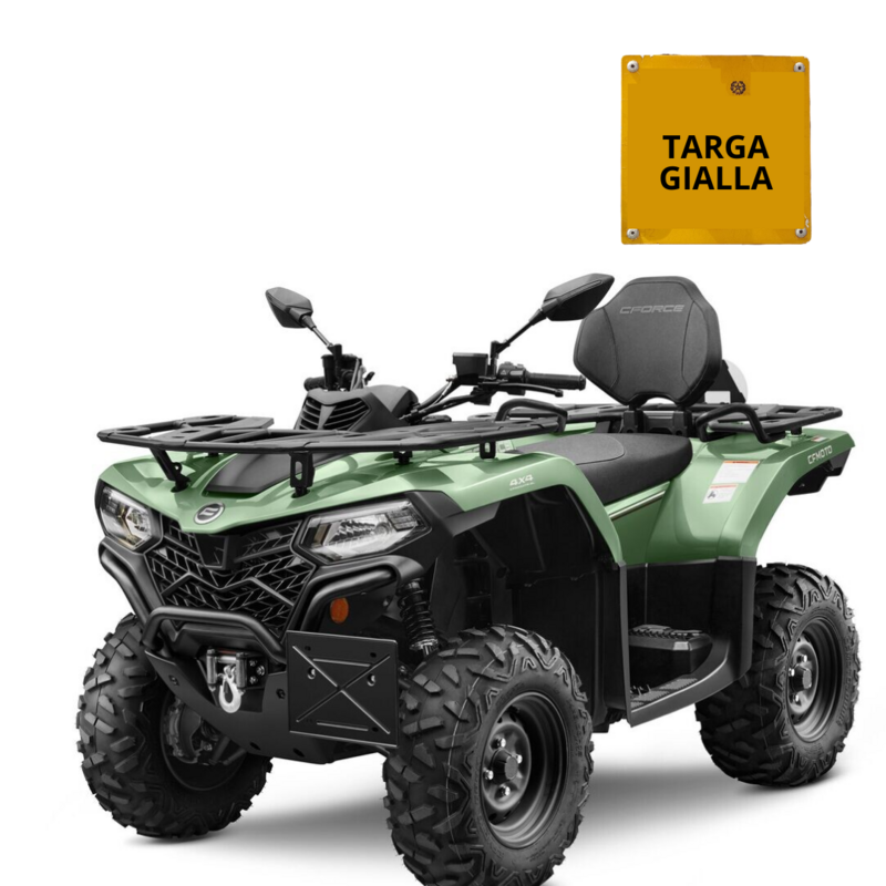 QUAD NEW X4 CFORCE 450 - PASSO LUNGO - OMOLOGAZIONE AGRICOLA T3