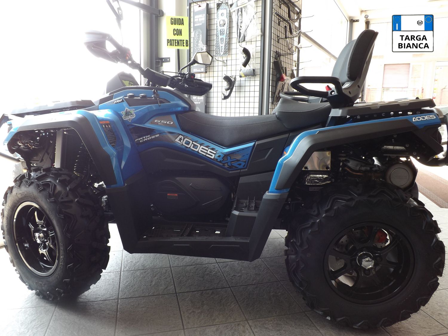 QUAD AODES PATCHCROSS 650L - L7e (targa bianca)