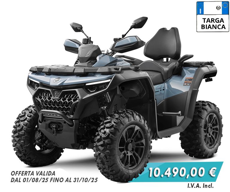 QUAD CFORCE 850 TOURING S EURO 5+ (OFFERTA VALIDA DAL 01/08/25 AL 31/10/25)