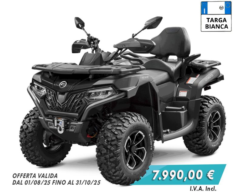 QUAD CFORCE 625 TOURING EURO 5+ (OFFERTA VALIDA DAL 01/08/25 AL 31/10/25)