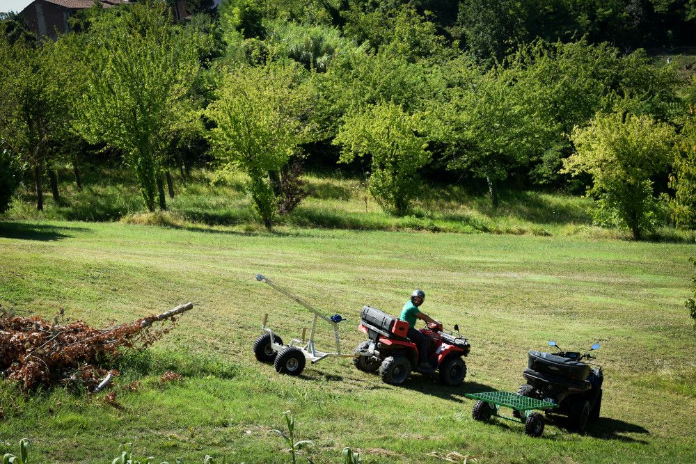 ATV TW - Rimorchio tronchi per ATV/Quad