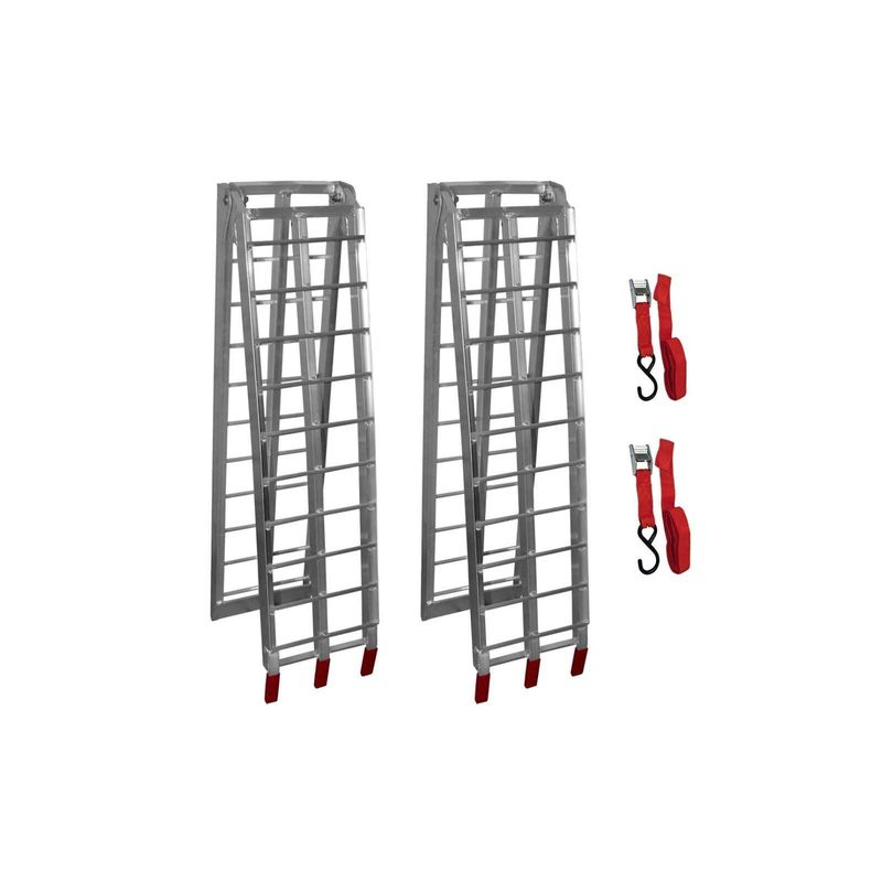 SHARK RAMPE ATV, MOTO in alluminio (2 pezzi) capacità di carico max. 680 kg