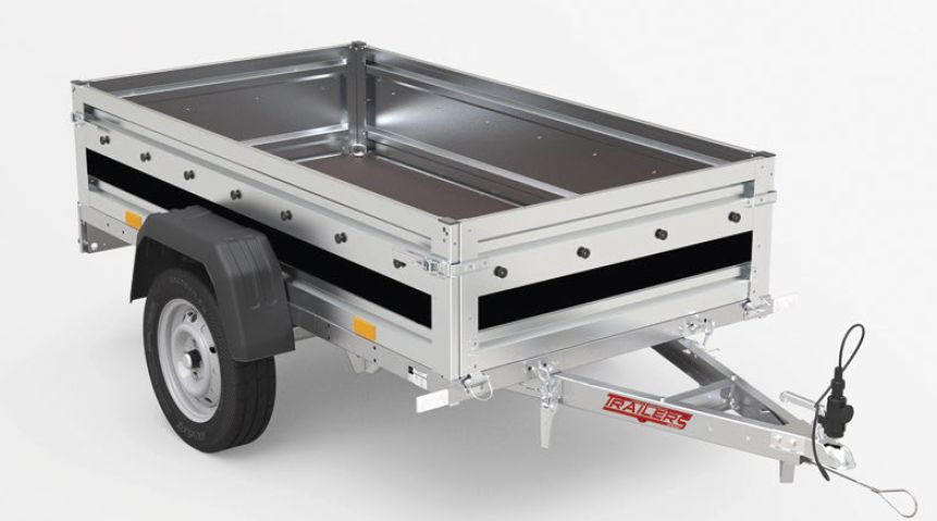 RIMORCHIO AGRICOLO AGRI-02 per ATV -UTV - per traino su strada quad/atv targa gialla