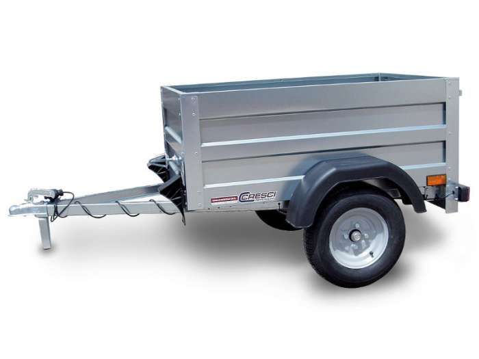 RIMORCHIO TRASPORTO COSE HS S.F. senza freni - per traino su strada quad/ atv targa bianca