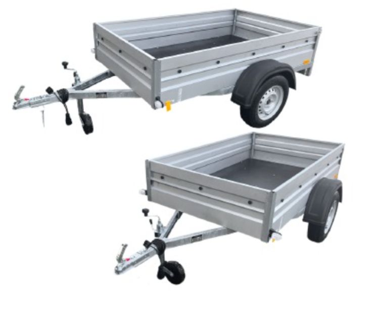 RIMORCHIO AGRICOLO AGRI-01 per ATV -UTV - per traino su strada quad/atv targa gialla