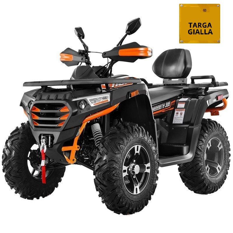 MAXI QUAD MAMMOTH 300 4T R12 - Targabile T3B (colore arancione) MAXI QUAD MAMMOTH 300 4T R12 - Targabile T3B (colore arancione)