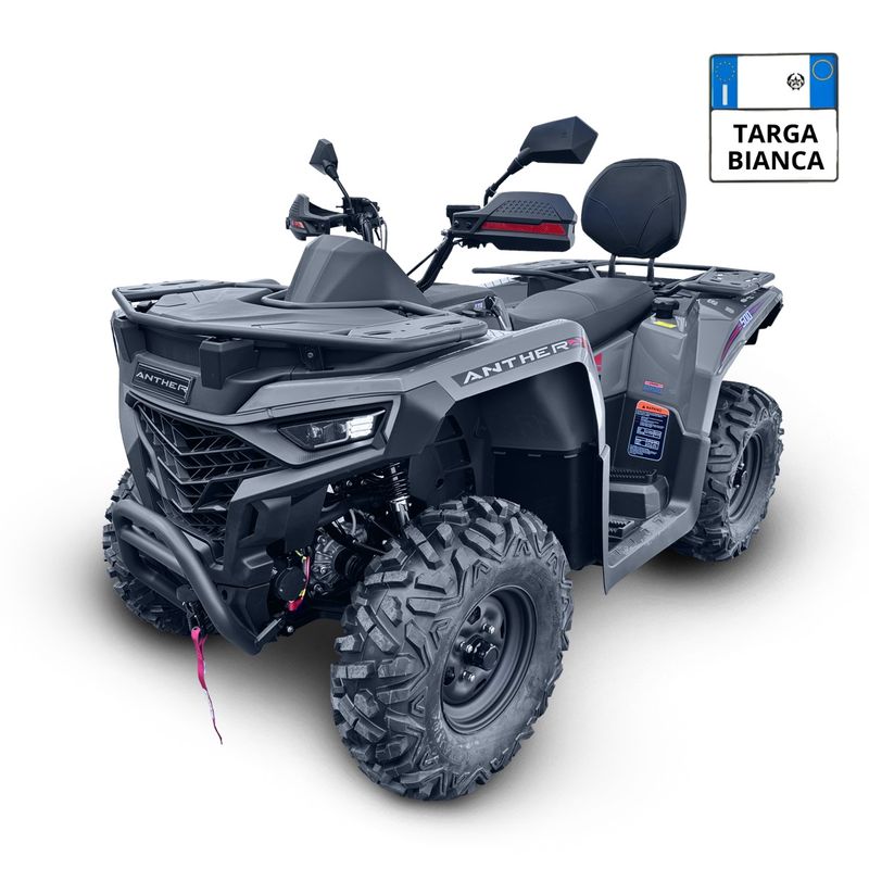 QUAD ANTHER A500- Targa bianca