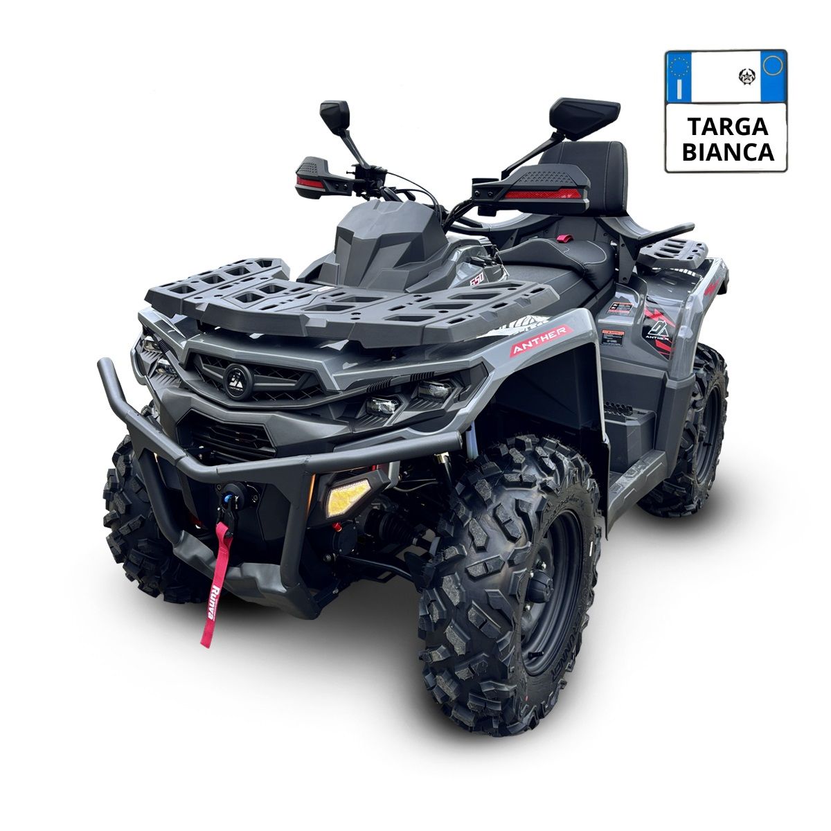 QUAD ANTHER A650- Targa bianca QUAD ANTHER A650- Targa bianca