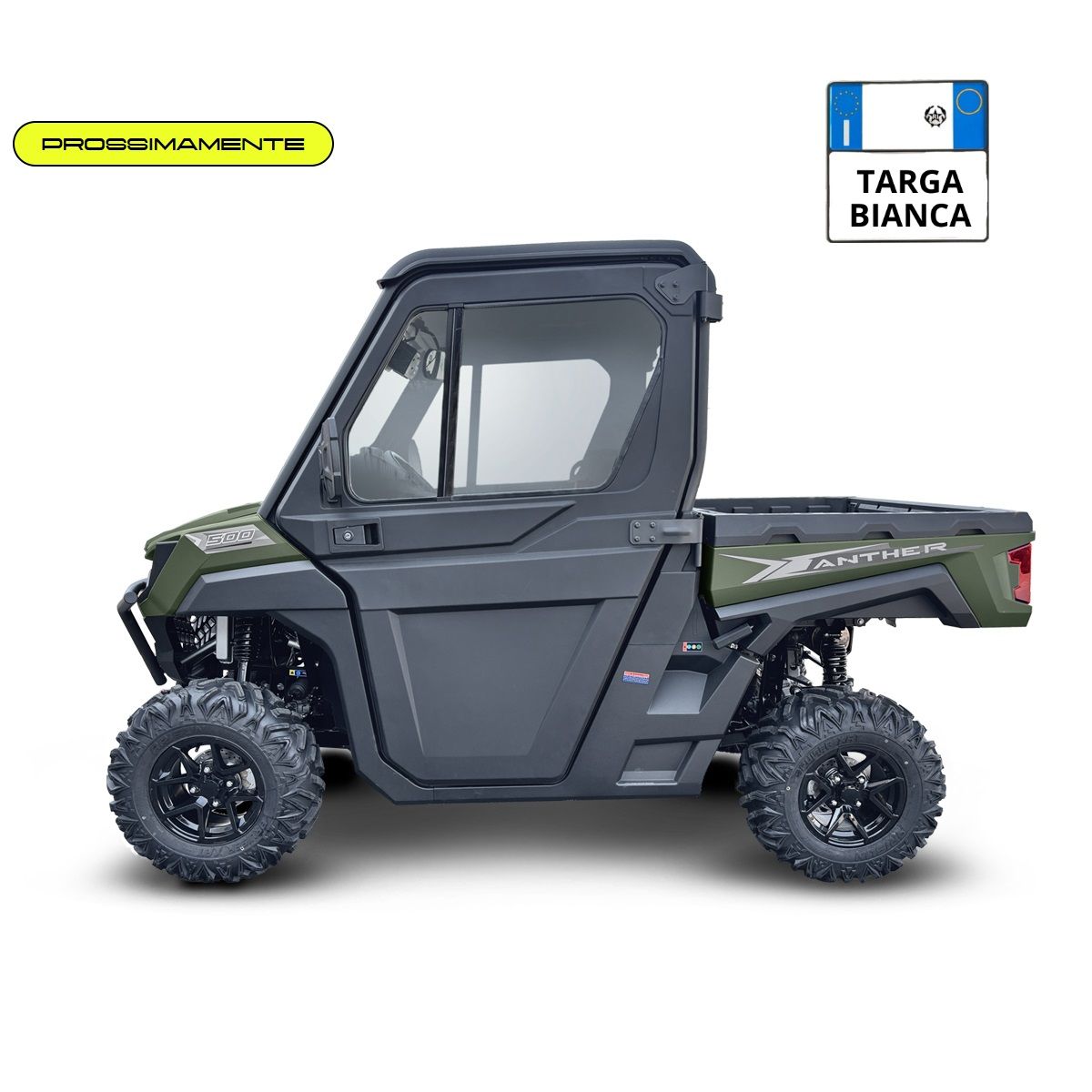 QUAD ANTHER U500-2P- Targa bianca QUAD ANTHER U500-2P- Targa bianca