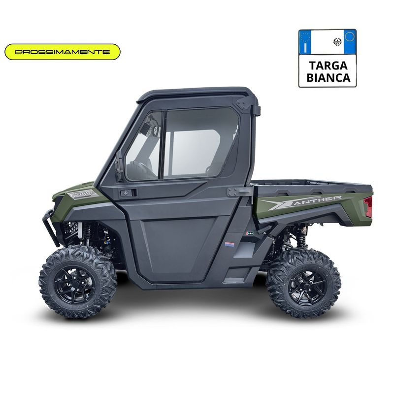 QUAD ANTHER U500-2P- Targa bianca