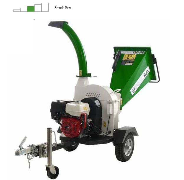 GreenBay GB-WDC 120 HE - Biotrituratore a scoppio - Motore Honda GX390
