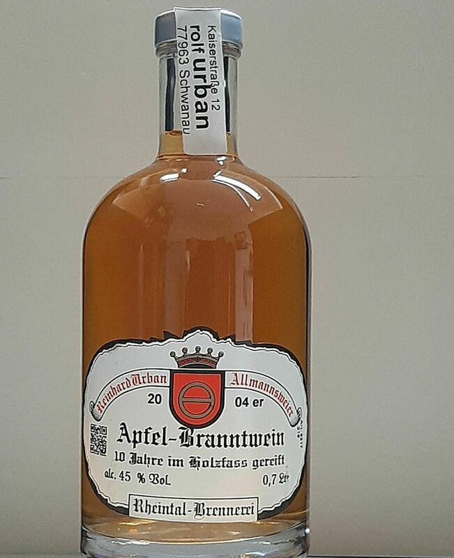 Apfelbrand 2004 er 0,7 Ltr