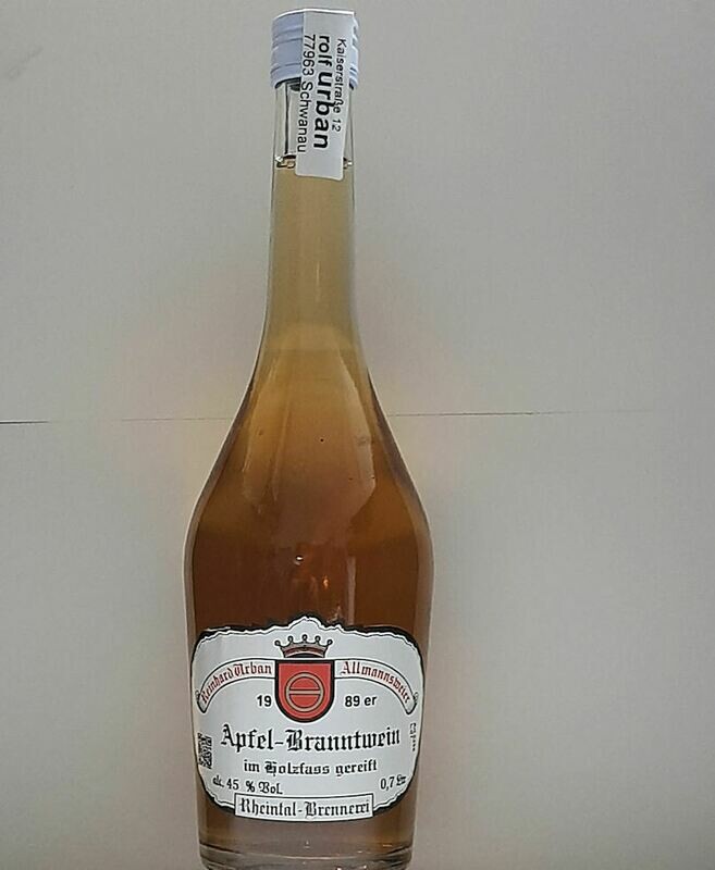 Apfelbrand 1989 er 0,7 Ltr