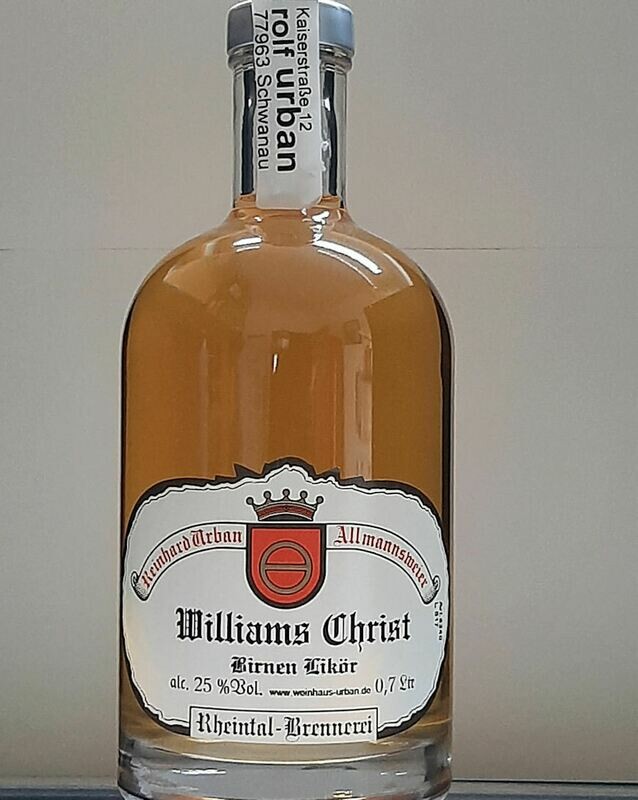 Williams Christ Birnen Likör 0,7 Ltr
