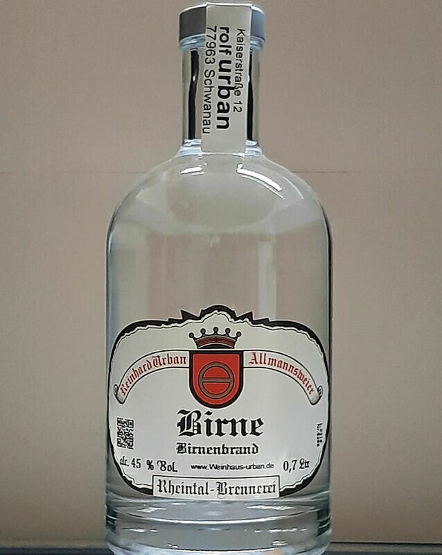 Birnen Brand 0,7 Ltr