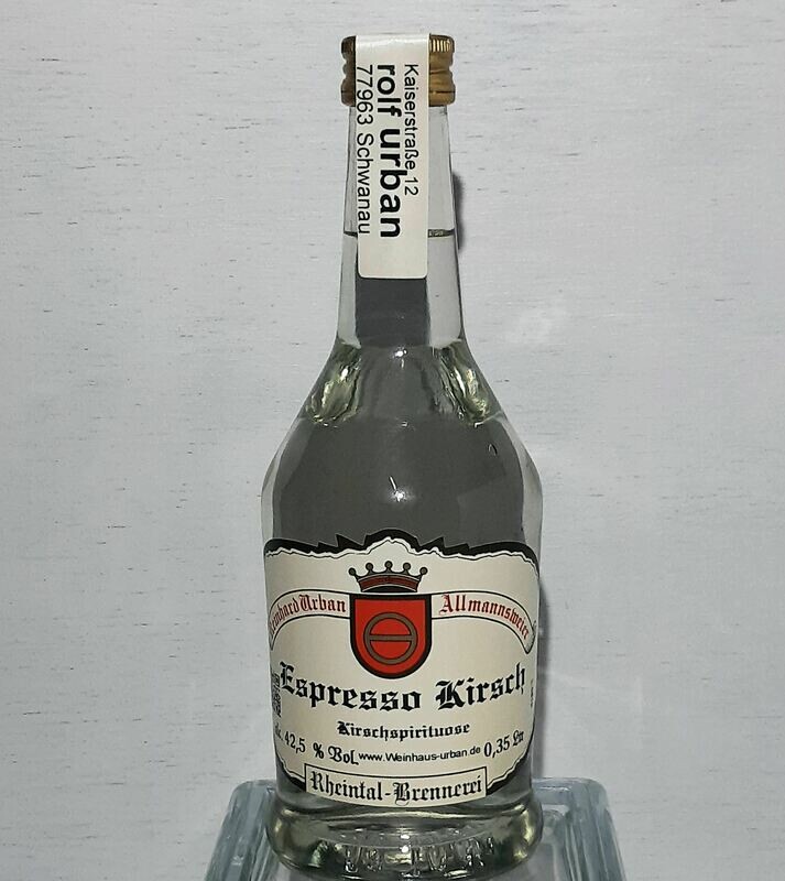 Espresso Kirsch Spirituose 0,35
