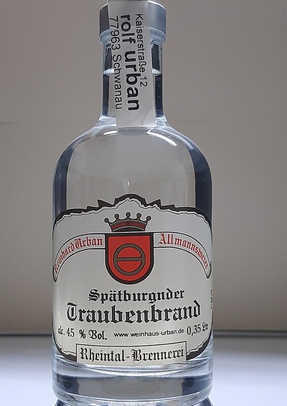 Traubenbrand 0,35 Ltr