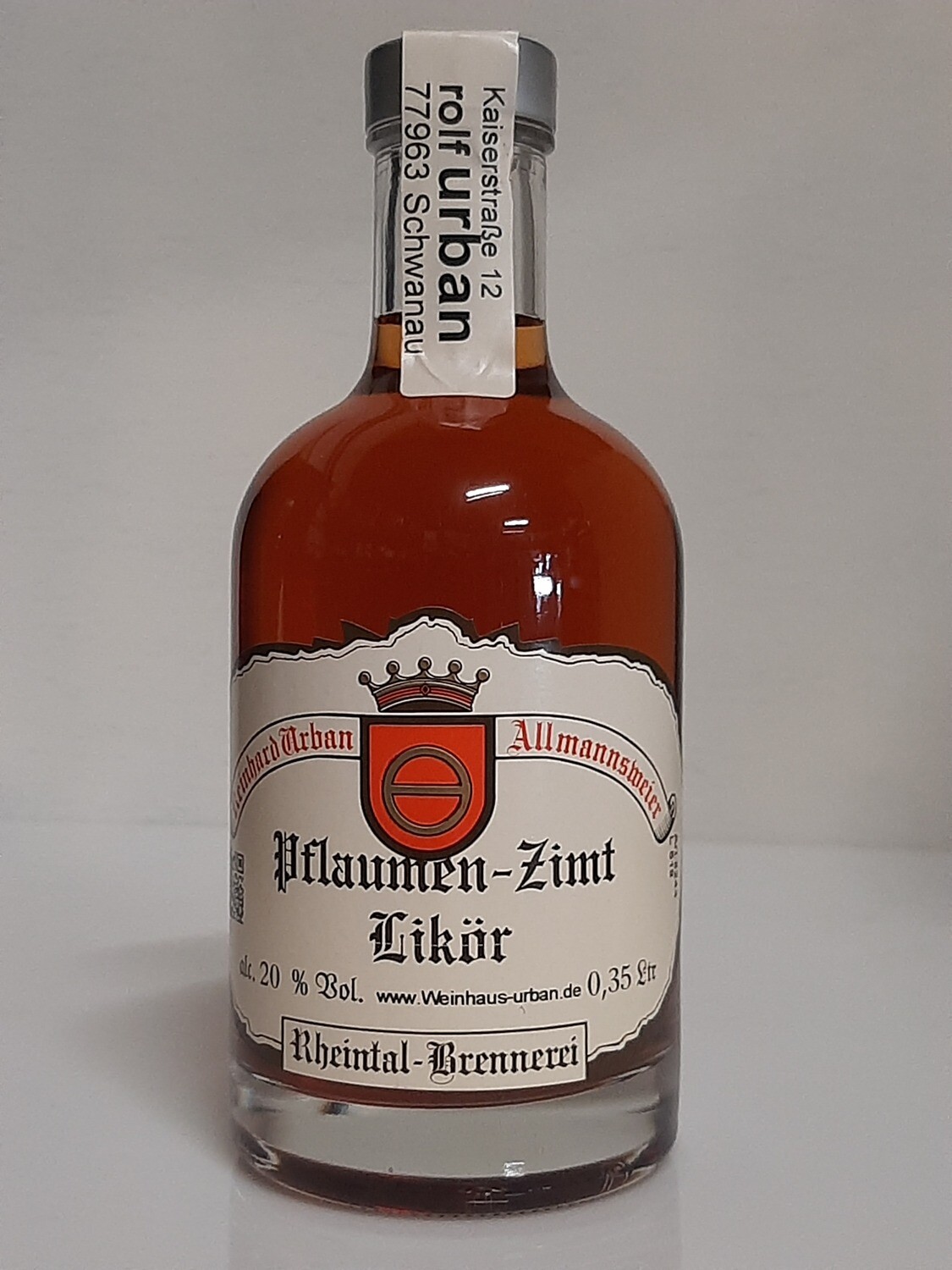 Pflaume Zimt Likör 0,35 Ltr