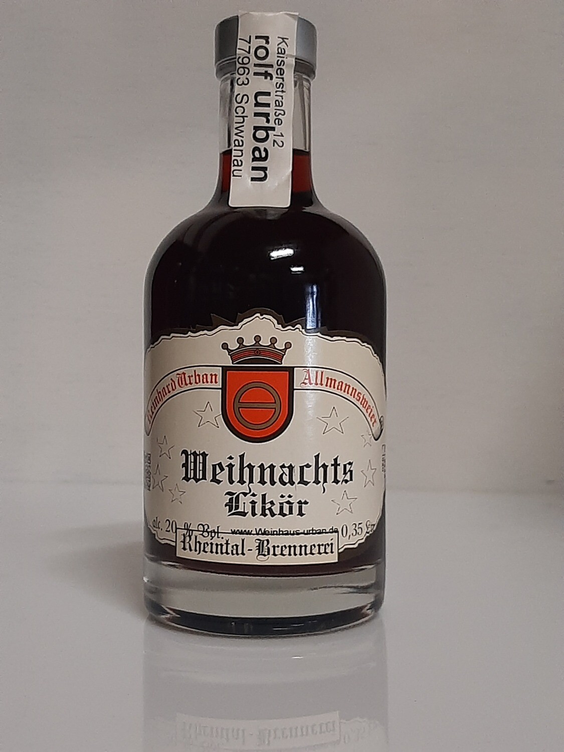 Weihnachts Likör 0,35 Ltr