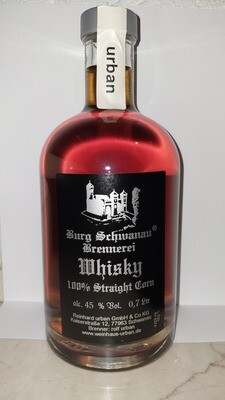 Whisky 100 % Straigt Corn  45% Vol 0,7 Ltr