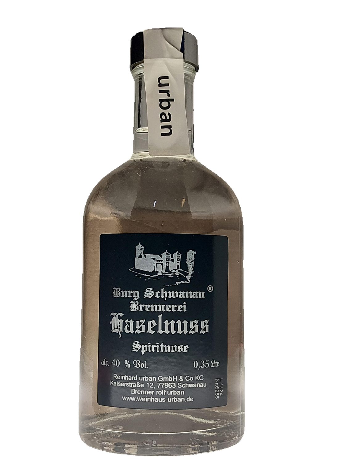 Haselnuss Spirituose 0,35 Ltr