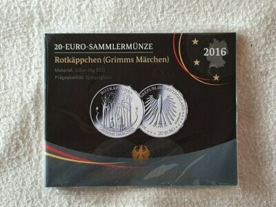20 Euro Münzen im Folder