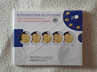2 Euro Helmut Schmidt 2018