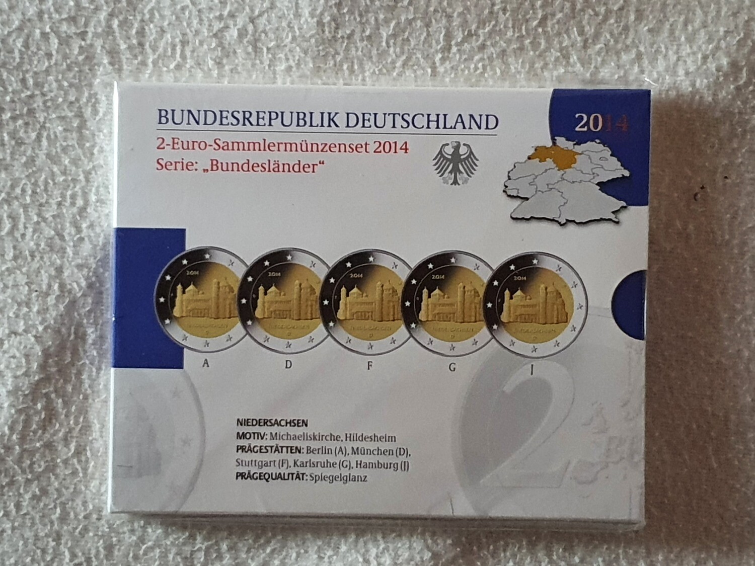 2 Euro Bundesländer 2014