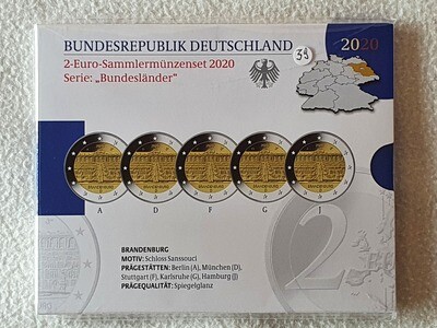 2 Euro Bundesländer 2020