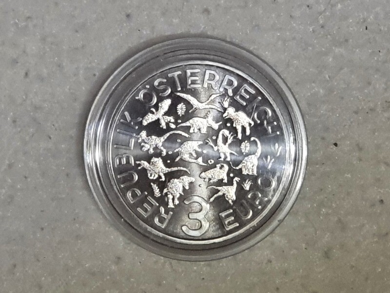 3 Euro Österreich 2020 Dino Serie