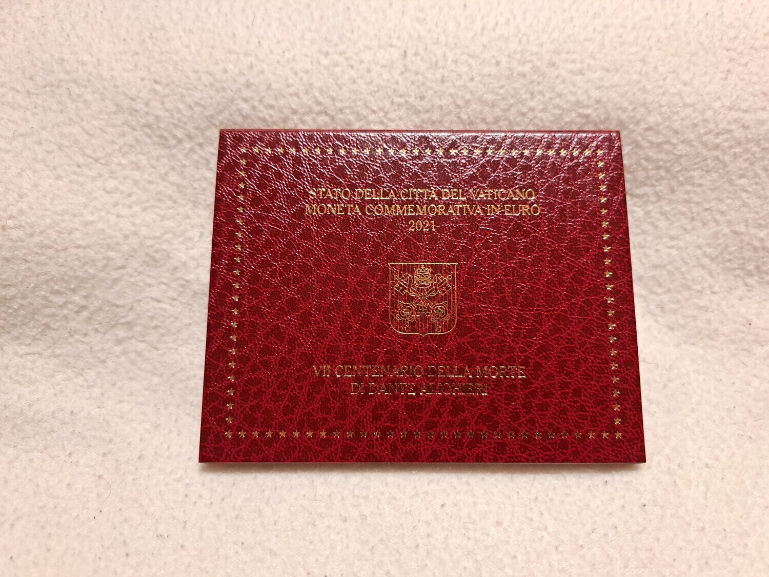 2 Euro Vatikan im Folder 2021 Alighieri
