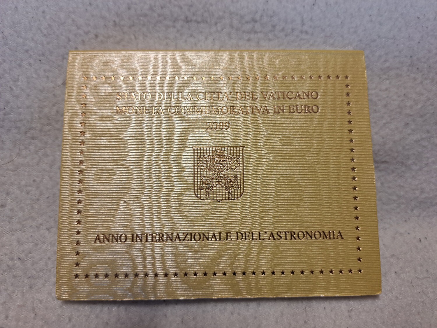 2 Euro Vatikan im Folder 2009 Astronomia